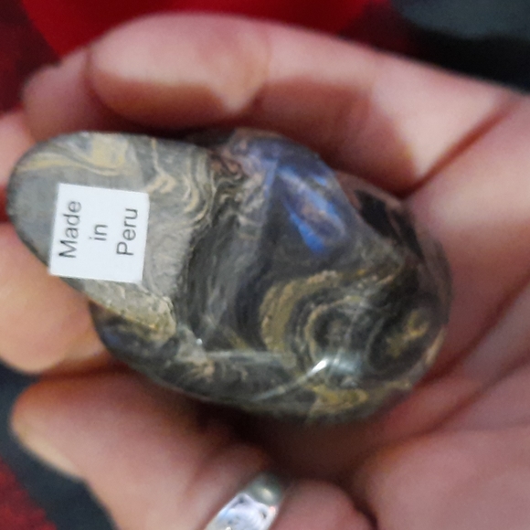 STROMOTOLITE CRYSTAL SKULL Genuine Crystal Peru - Picture 6 of 10